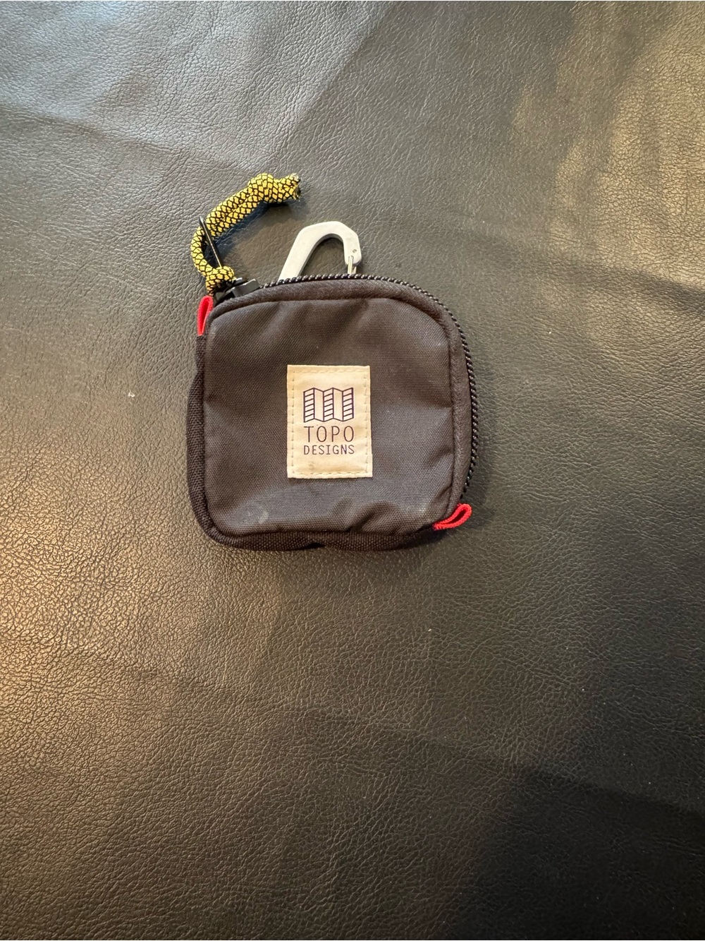 Topo Designs Black Mini Accessory Utility Pouch EDC Keychain Bag